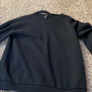 black crew neck